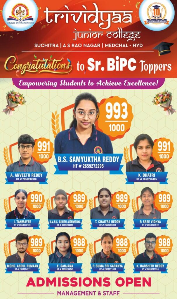 sr bipc toppers 2026